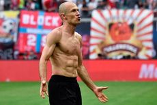Hasil Liga Jerman, Robben Tentukan Kemenangan Dramatis Bayern