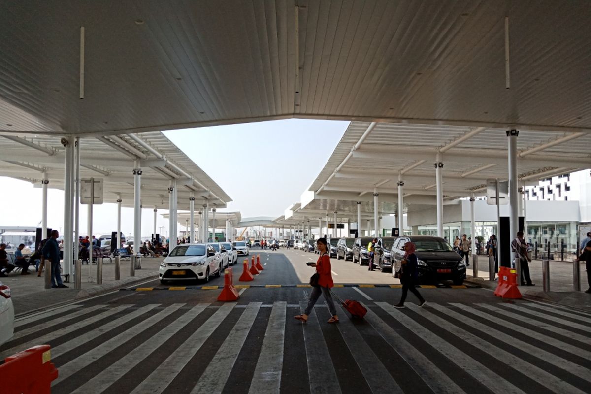 Terminal baru Bandara Ahmad Yani, Semarang, Kamis (19/7/2018).