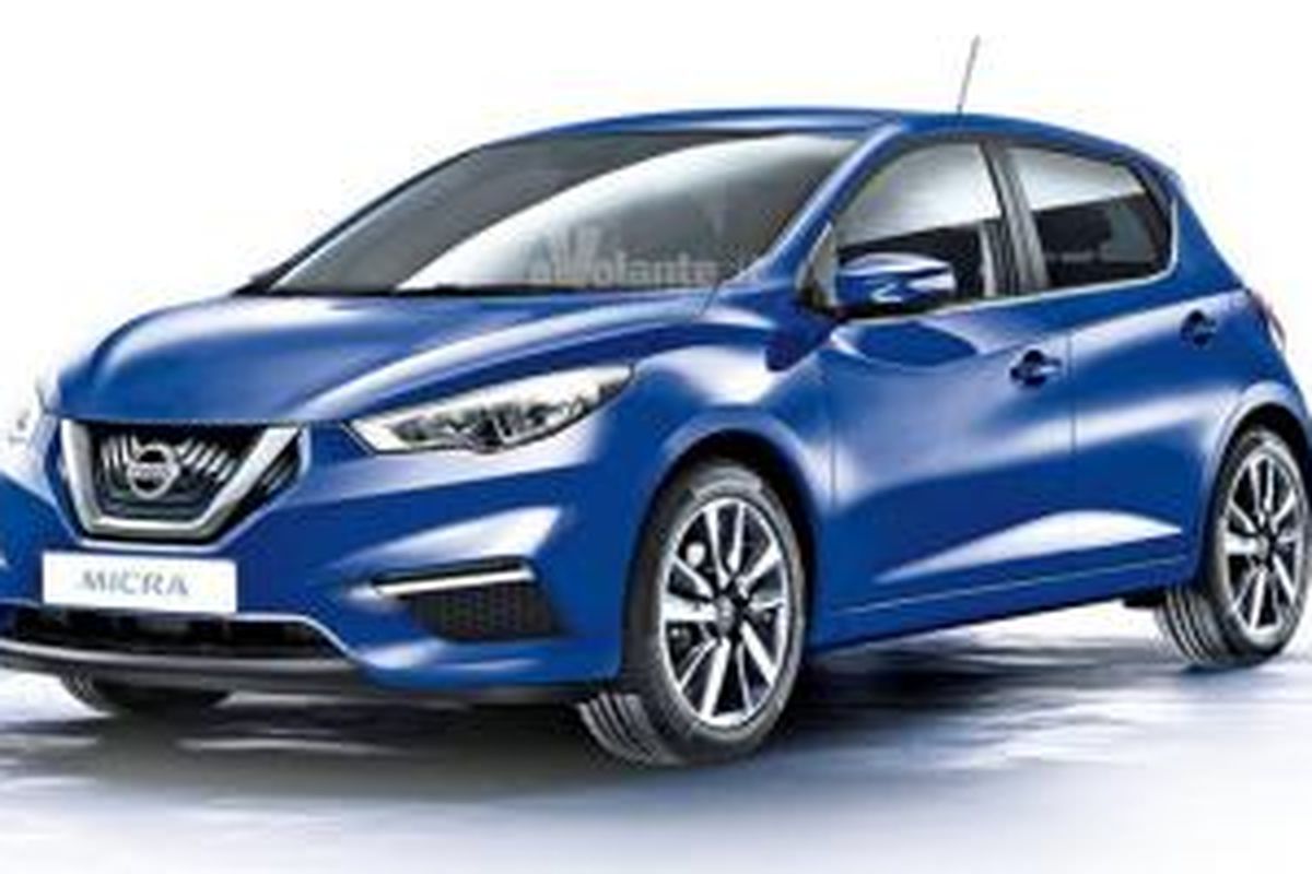 Rendering Nissan March atau Micra terbaru.