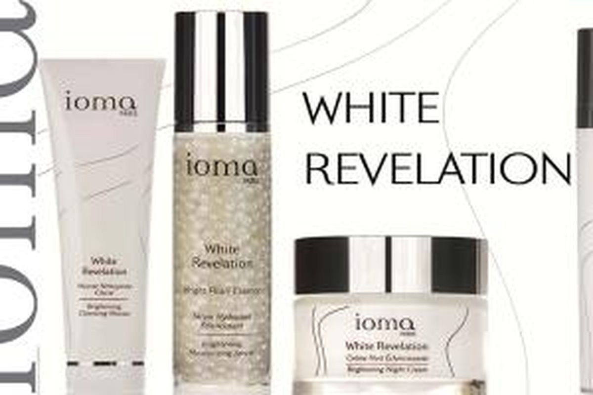 IOMA Paris menghadirkan rangkaian produk perawatan kulit White Revelation.