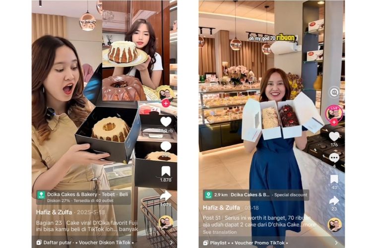 Andalkan Strategi Konten dan Produk Unggulan di TikTok GO by Tokopedia, Penjualan Online D’Cika Cakes and Bakery Naik 137 Persen
