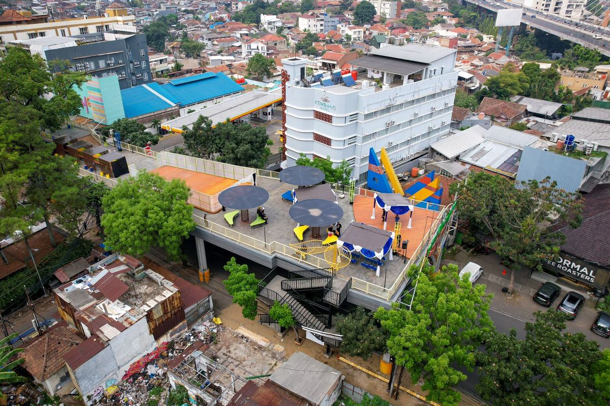 Wajah baru Teras Cihampelas yang diresmikan oleh Pelaksana Harian Wali Kota Bandung, Ema Sumarna di Bandung, Selasa (19/9/2023).