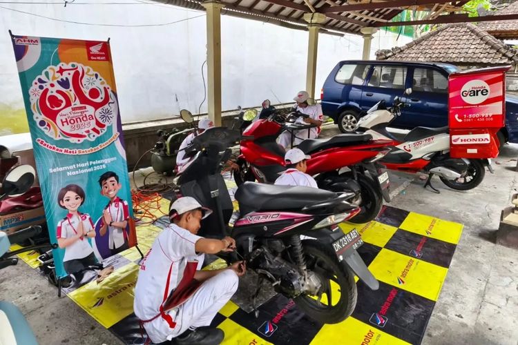 Astra Motor Bali berikan layanan servis dan oli gratis bagi korban terdampak banjir di Bali