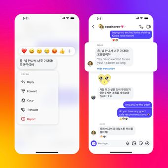 Fitur Translate Messages di DM Instagram