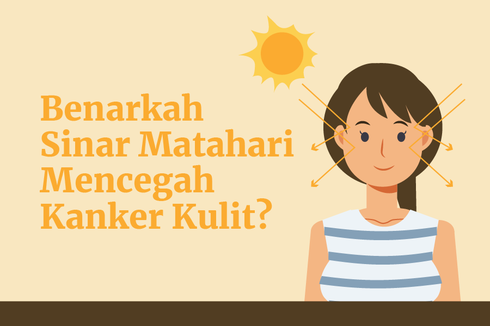 INFOGRAFIK: Benarkah Sinar Matahari Dapat Mencegah Kanker Kulit?