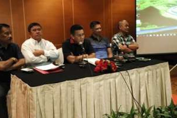 Jumpa pers k85 seusai menggelar pertemuan di Hotel Borobudur, Jakarta Pusat, Selasa (2/8/2016) siang.