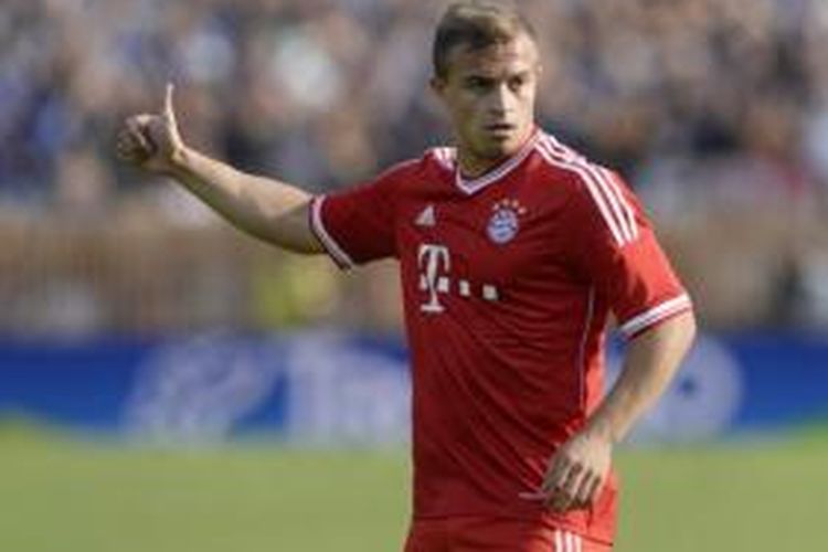 Gelandang sayap Bayern Muenchen, Xherdan Shaqiri.