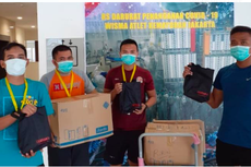 Priskila Donasi Paket Wewangian untuk Nakes di RS Darurat Wisma Atlet