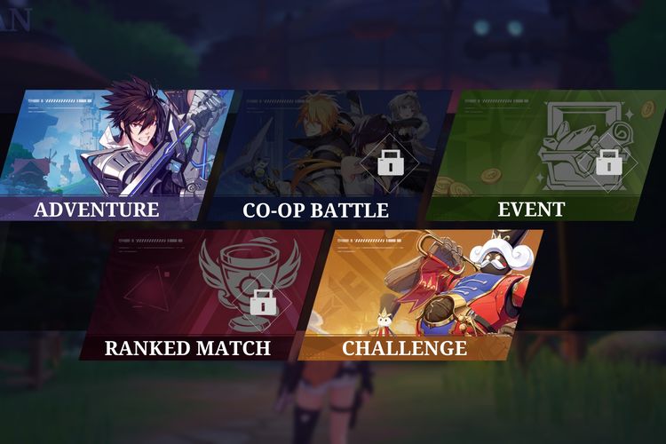 Daftar gameplay di Crystal of Atlan.