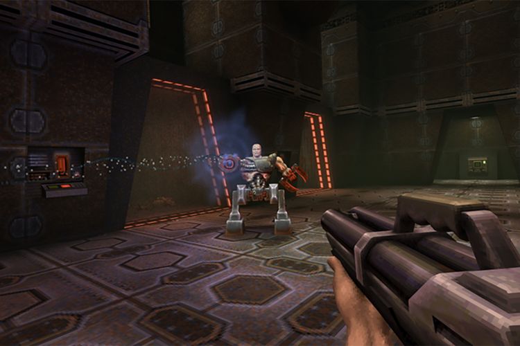 Screenshot game Quake II versi remastered dari Bethesda