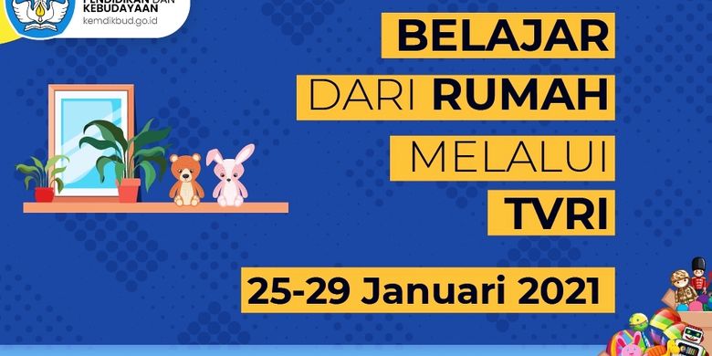 Jadwal Tvri Belajar Dari Rumah Hari Ini Senin 25 Januari 2021 Halaman All Kompas 