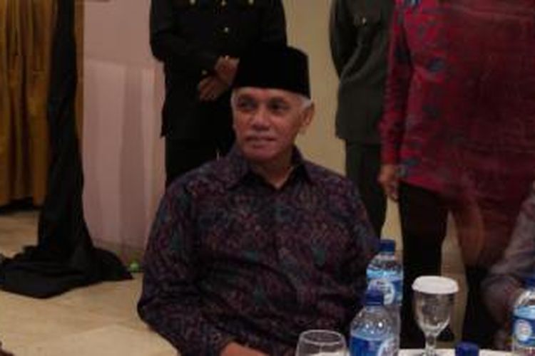 Calon Wakil Presiden Hatta Rajasa menghadiri peluncuran buku 
