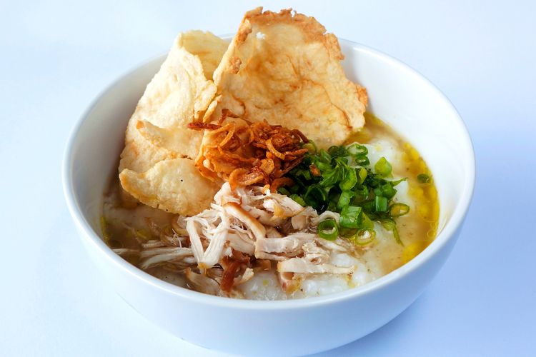 Ilustrasi bubur ayam. 