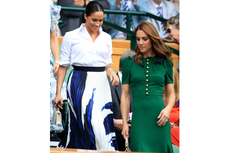 Perbandingan Gaya Meghan dan Kate Saat Hadir di Kejuaraan Wimbledon