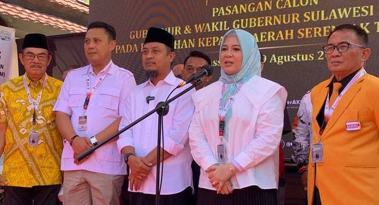 Daftar Lengkap Cagub-Cawagub Pilkada Sulawesi Selatan 2024