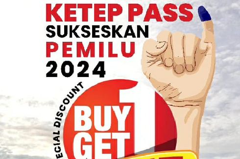 Tunjukkan Bekas Tinta di Jari, Ketep Pass Magelang Beri Promo Pemilu 2024