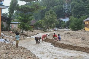 Dilanda Hujan Deras, Upaya Cari Korban Longsor Sibolga lewat Anjing Pelacak Terhenti