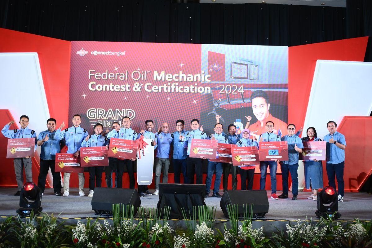 Federal Oil kembali menyelenggarakan program tahunan yang rutin diadakan sejak tahun 2017,
yaitu Grand Final - Federal Oil? Mechanic Contest & Certification 2024