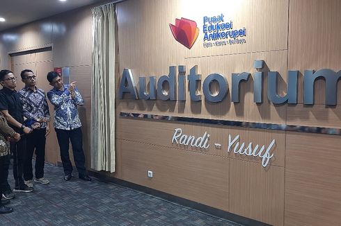 Nama Yusuf dan Randi Diabadikan di Ruangan Auditorium Gedung KPK