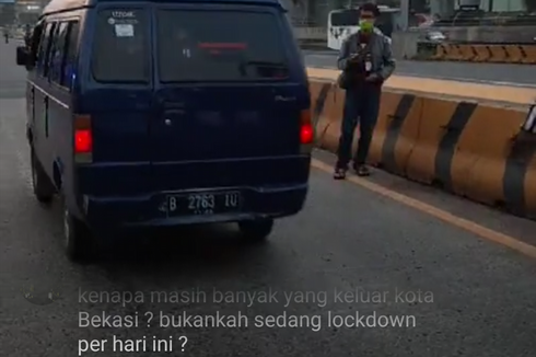 Hari Pertama PSBB di Kota Bekasi, Jalan Tol dan Arteri Lebih Lengang