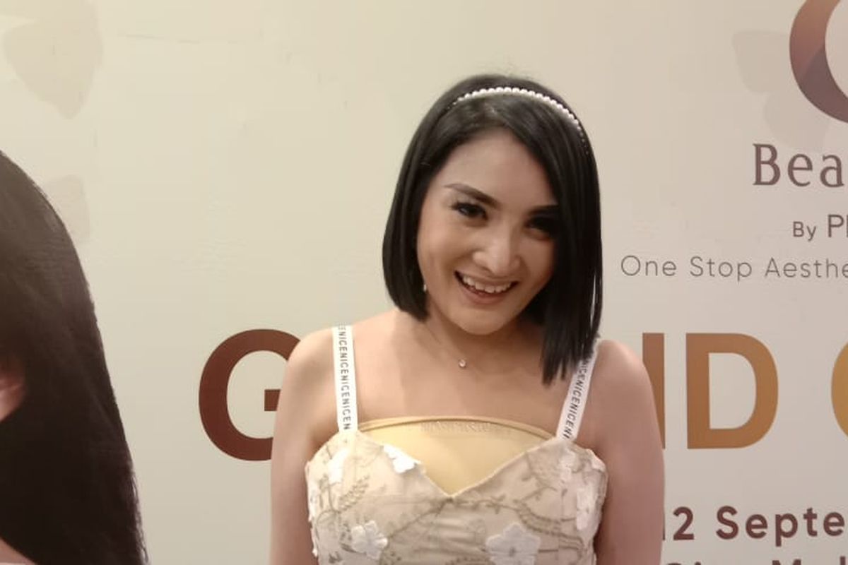 Kiki Amalia dalam sebuah acara di Kuningan City, Jakarta Selatan, Kamis malam (12/9/2019).