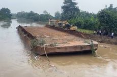 Kronologi Kapal Tongkang Hanyut dan Tersangkut di Jembatan Muara Bakti, Sempat Hantam Dua Perahu Warga