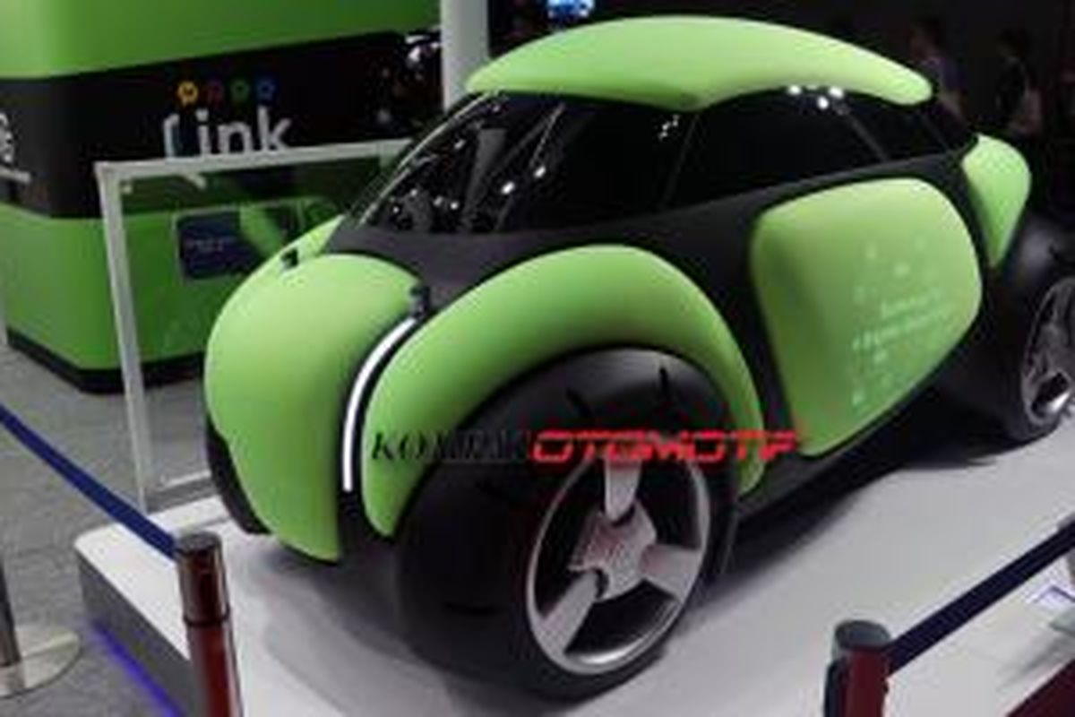 Toyoda Gosei merancang mobil konsep Flesby untuk 2030.