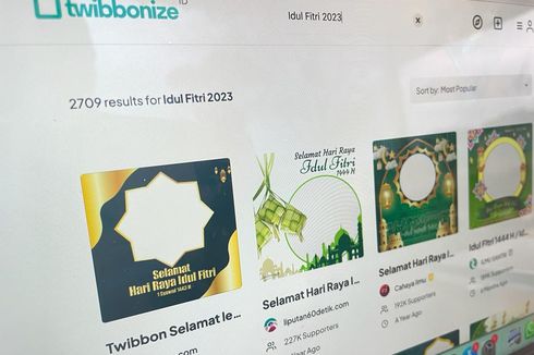 65 Twibbon Idul Fitri 2023 dengan Desain Menarik buat Rayakan Lebaran