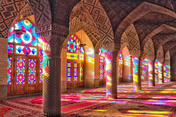 The Pink Mosque, Masjid Nasir ol Molk, Iran. (SHUTTERSTOCK/SJ Travel Photo and Video)