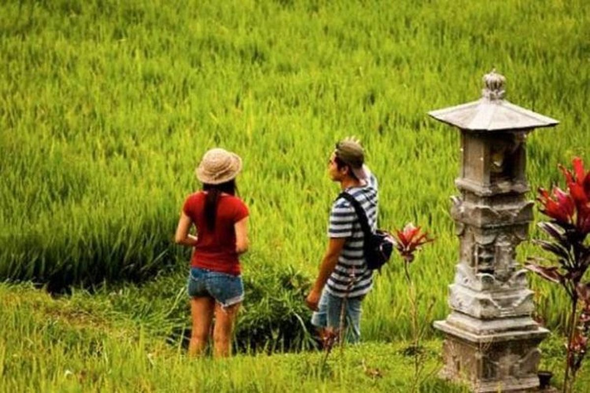 Desa Jatiluwih di Kabupaten Tabanan, Bali.