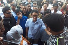 Pantau Rekapitulasi Suara di Surabaya, Sandiaga Uno Diteriaki 