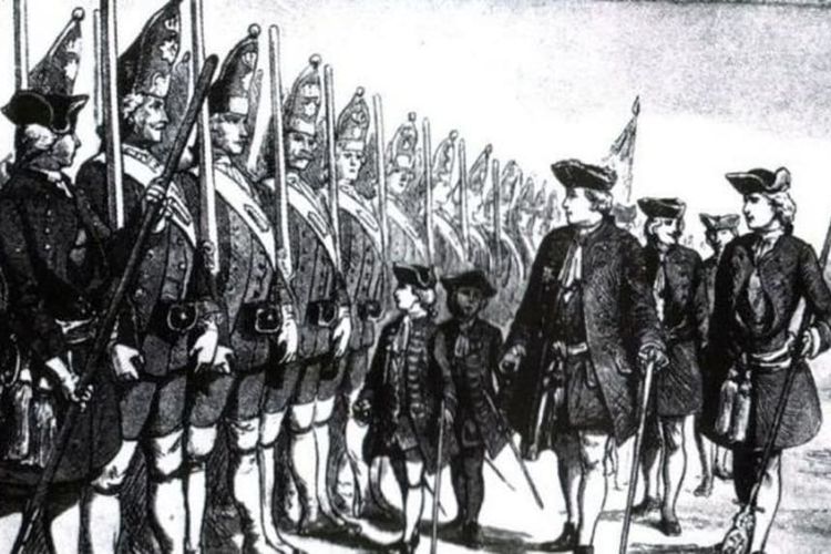 Unit militer unik dari Prusia yang dijuluki Raksasa Potsdam. [Via History]
