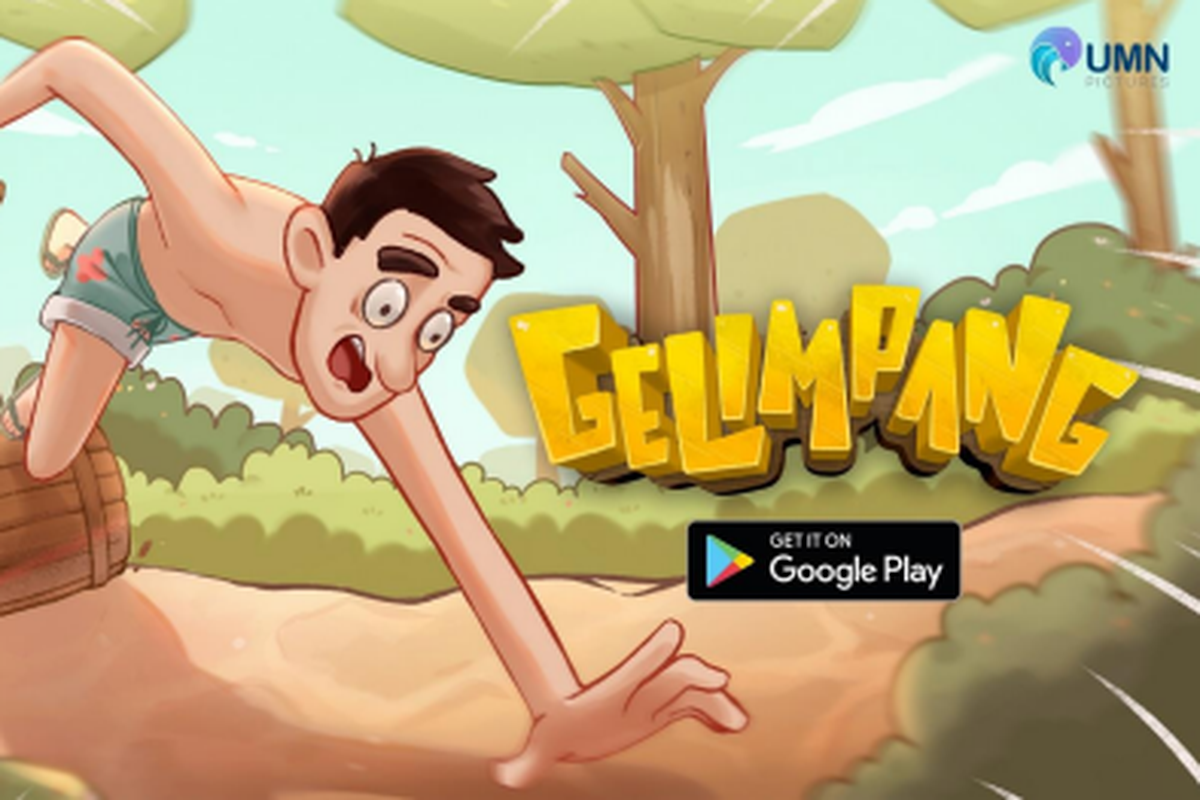 Ilustrasi game Gelimpang: Barrel Balance Game.