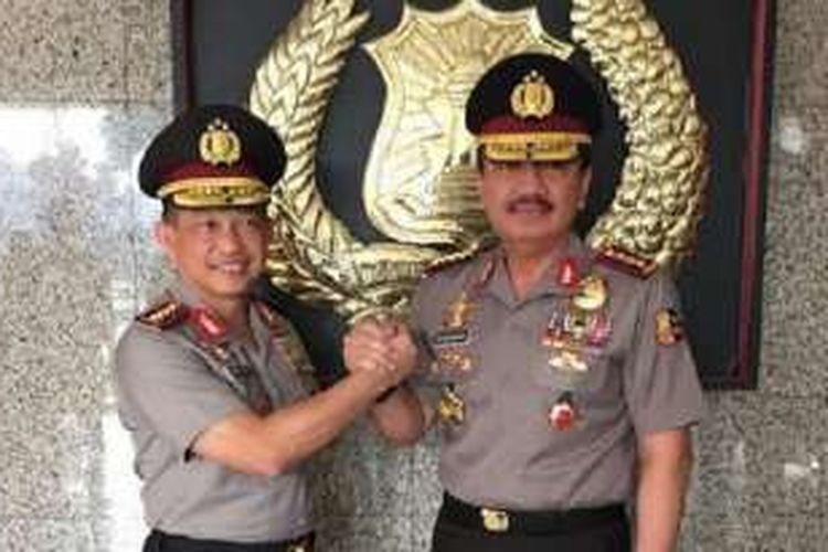 Dua jenderal di Polri saat ini, Kapolri Jenderal Tito Karnavian (kiri) dan Kepala BIN Jenderal Budi Gunawan.