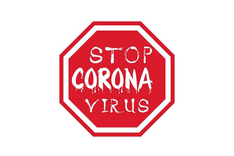 Ilustrasi virus corona