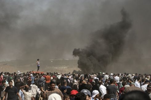 Bentrokan di Jalur Gaza, 37 Orang Palestina Tewas, 1.700 Terluka