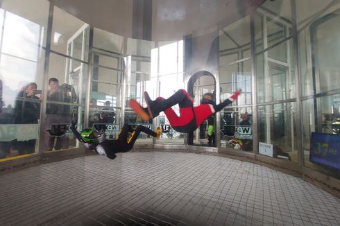 138 Peserta Ikut Kejuaraan Indoor Skydiving di Markas Kopassus Bandung Barat