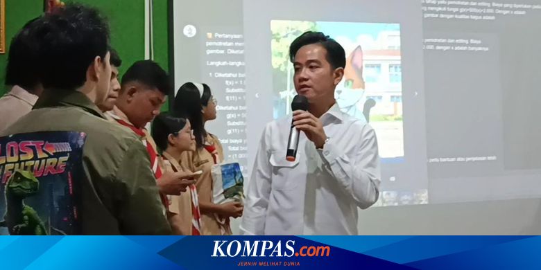 The time of Gibran has become a competition judge AI at the Sman 66 Jakarta …
