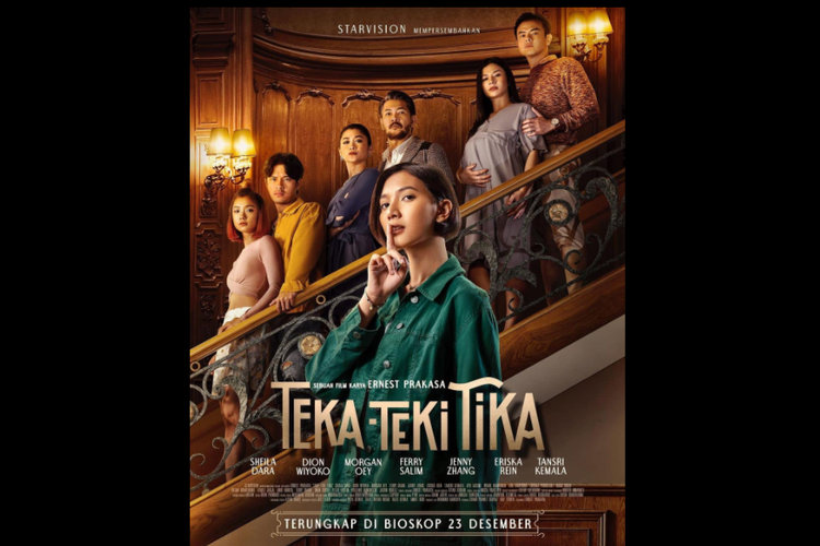 Film Teka Teki Tika tayang di Bioskop mulai 23 Desember 2021.