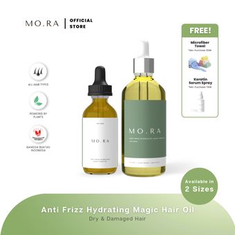Mora Anti-frizz Hair Oil.