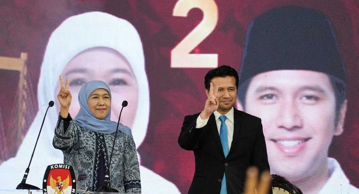 Survei Litbang Kompas Pilkada Jatim 2024: Popularitas Khofifah-Emil Tembus 90,1 Persen