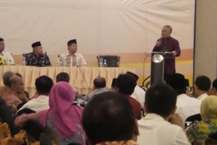 Sejumlah intelektual Muhammadiyah berkumpul di Sahid Jaya Hotel, Minggu (5/7/2015).
