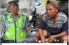 Sosok Polantas Viral, Pilih Jadi Pemulung daripada Terima Suap