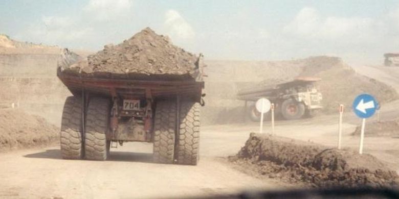 A coal mine in East Kalimantan province