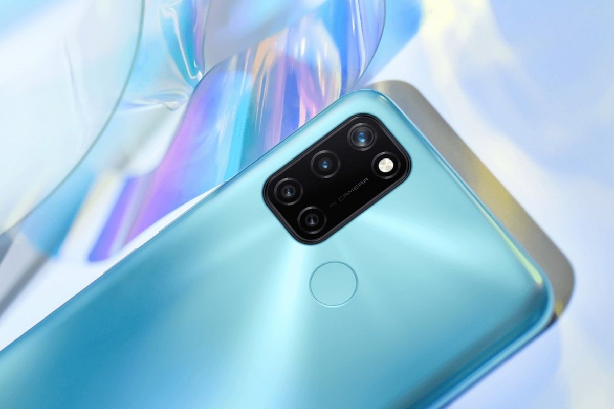 Realme C17 tampak belakang