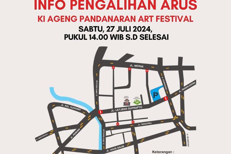 Ada Kirab Ki Ageng Pandanaran Semarang, Jalan Menteri Supeno dan