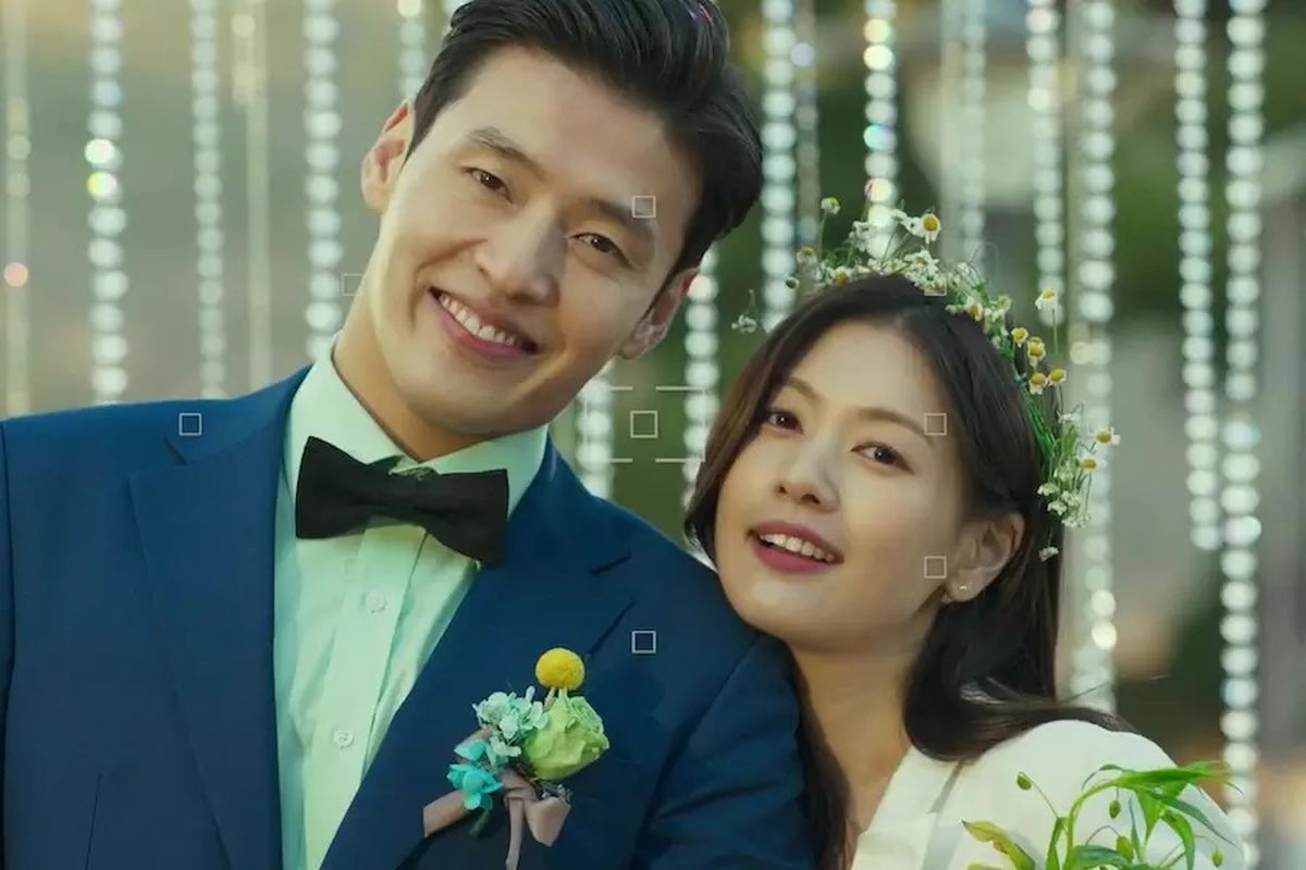 Artis peran Korea Selatan Kang Ha Neul (kiri) dan Jung So Min dalam film 30 Days.
