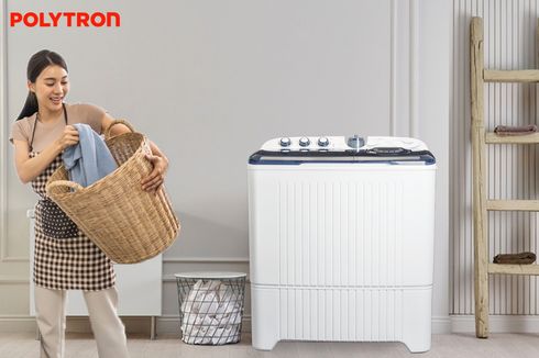 Mesin Cuci Primadona Giant POLYTRON, Solusi Keringkan Cucian Saat Musim Hujan