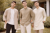 Baju Lebaran Pria 2026, Kemeja Shanghai dan Kurta Polos Jadi Pilihan