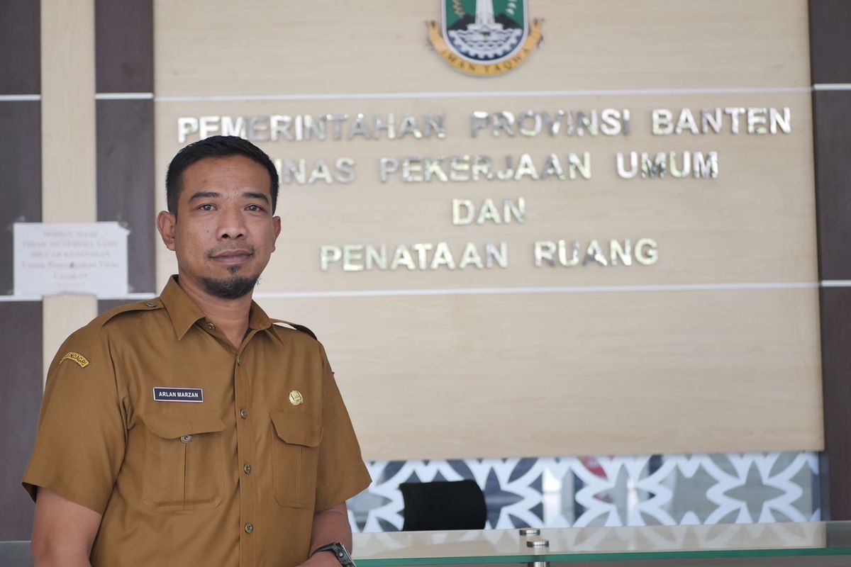 Kepala Dinas (Kadis) Pekerjaan Umum dan Penataan Ruang (PUPR) Provinsi Banten Arlan Marzan.